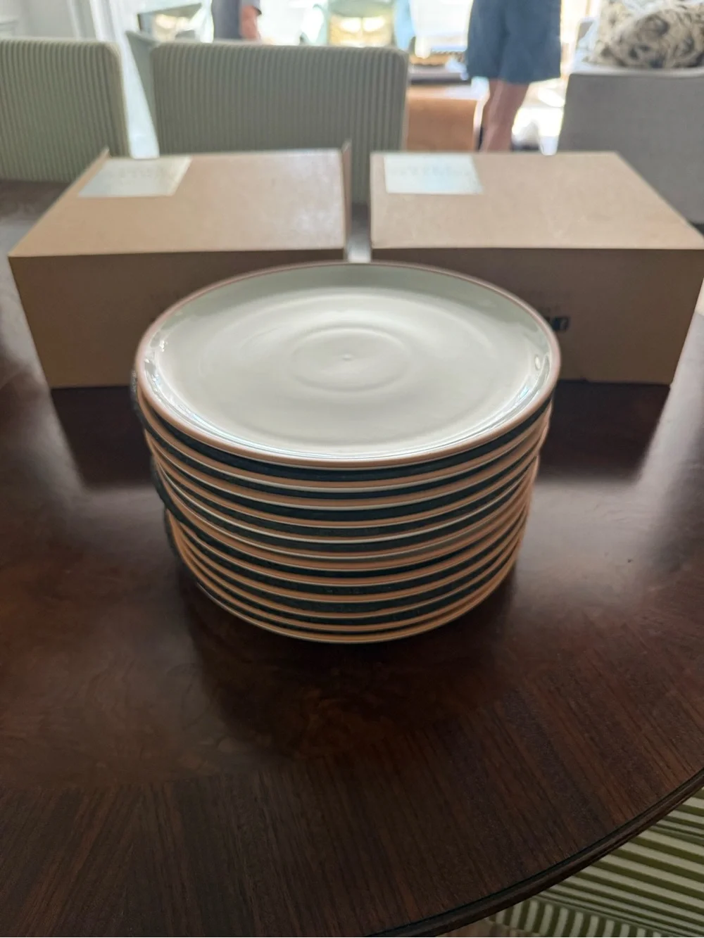 10” Mora Ceramics Dinner Plates - Set of 12